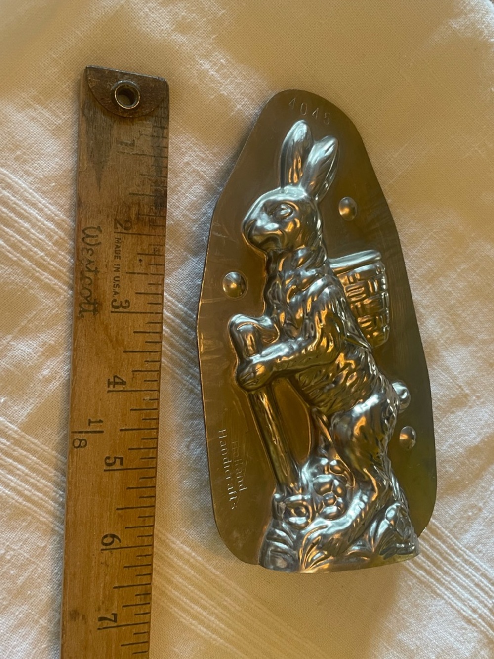 Antique Rabbit Metal Chocolate Mold ~ Holland - Picture 7 of 8